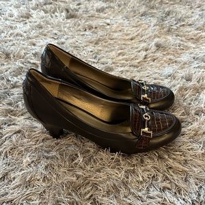 Brown Buckle 3” Heels - Madeline Stuart